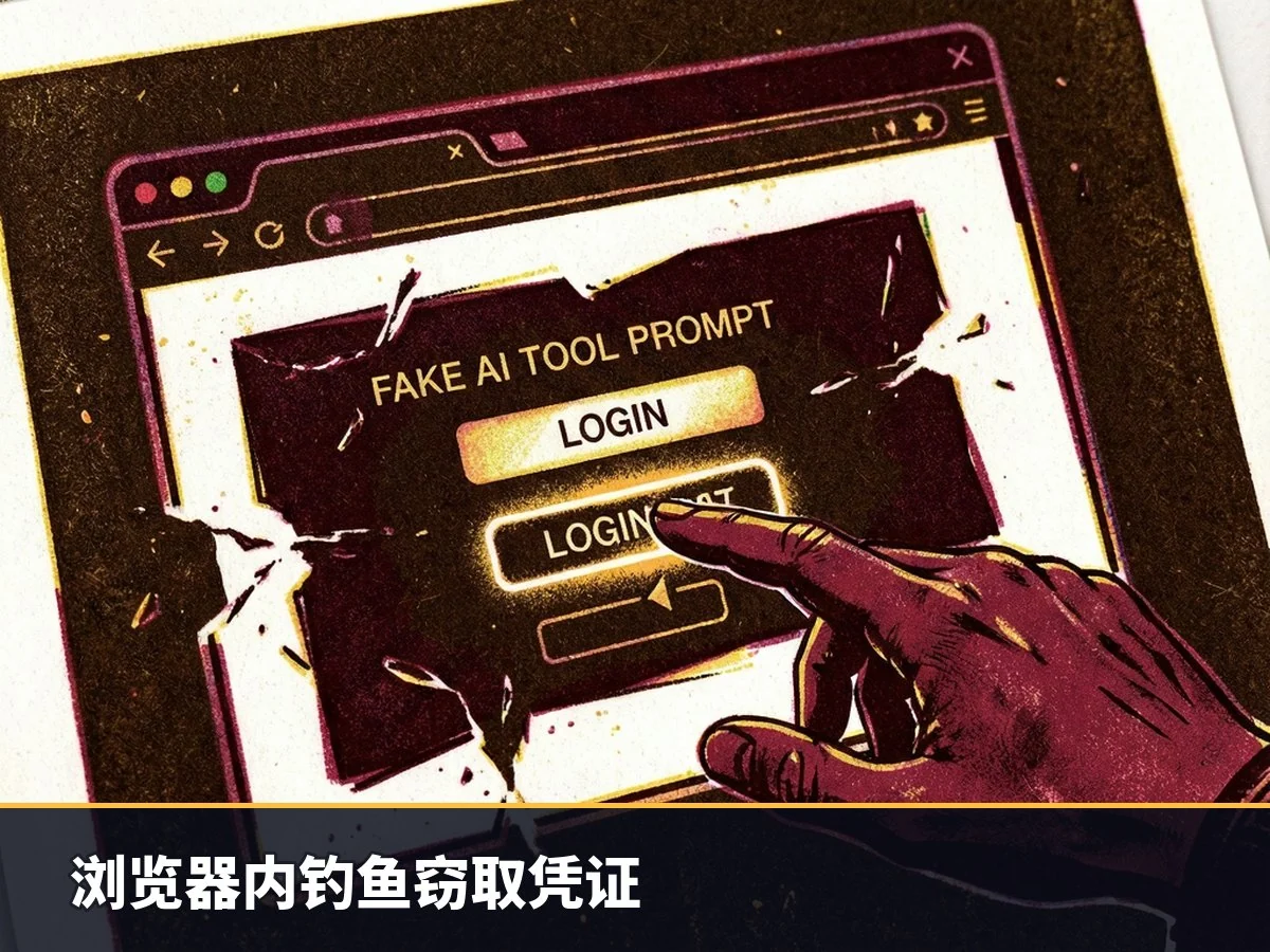 浏览器内钓鱼窃取凭证