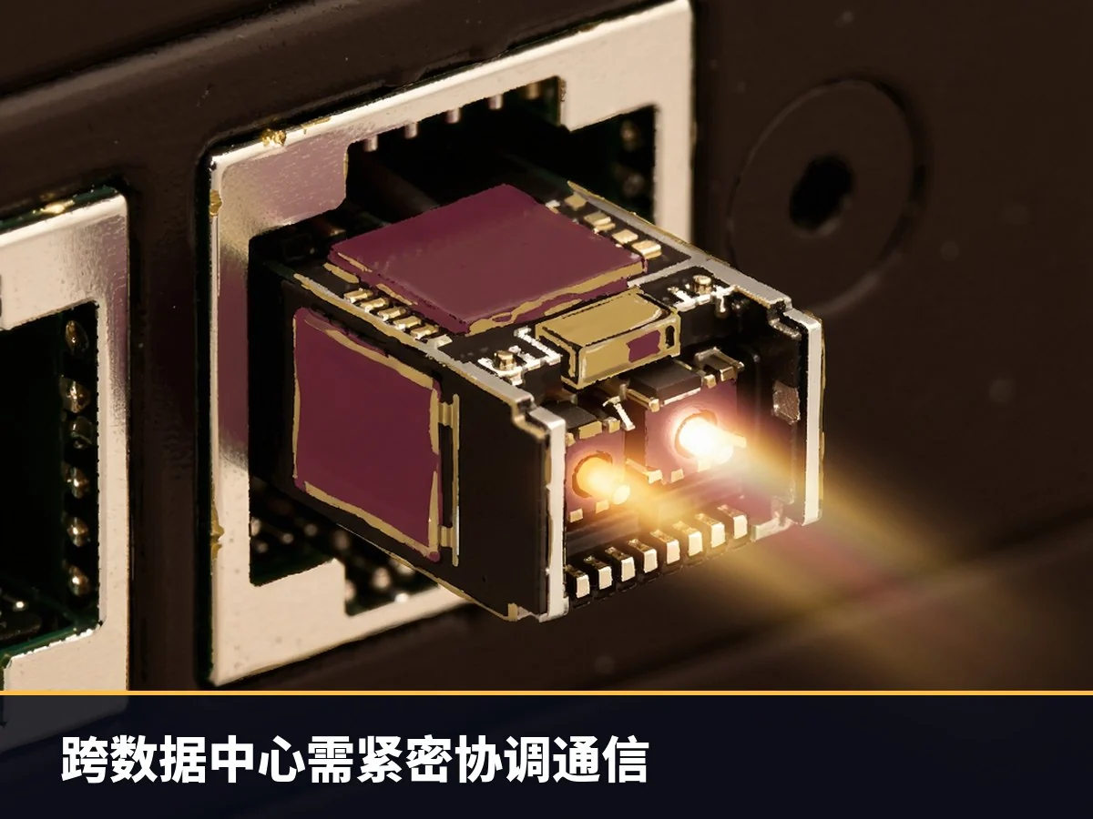 跨数据中心需紧密协调通信