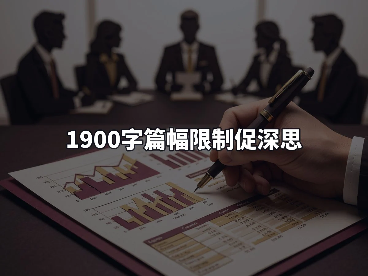 1900字篇幅限制促深思