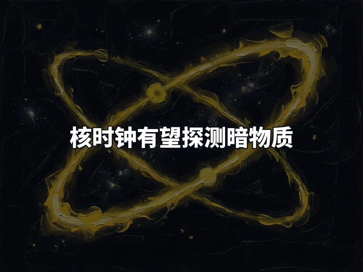 核时钟有望探测暗物质