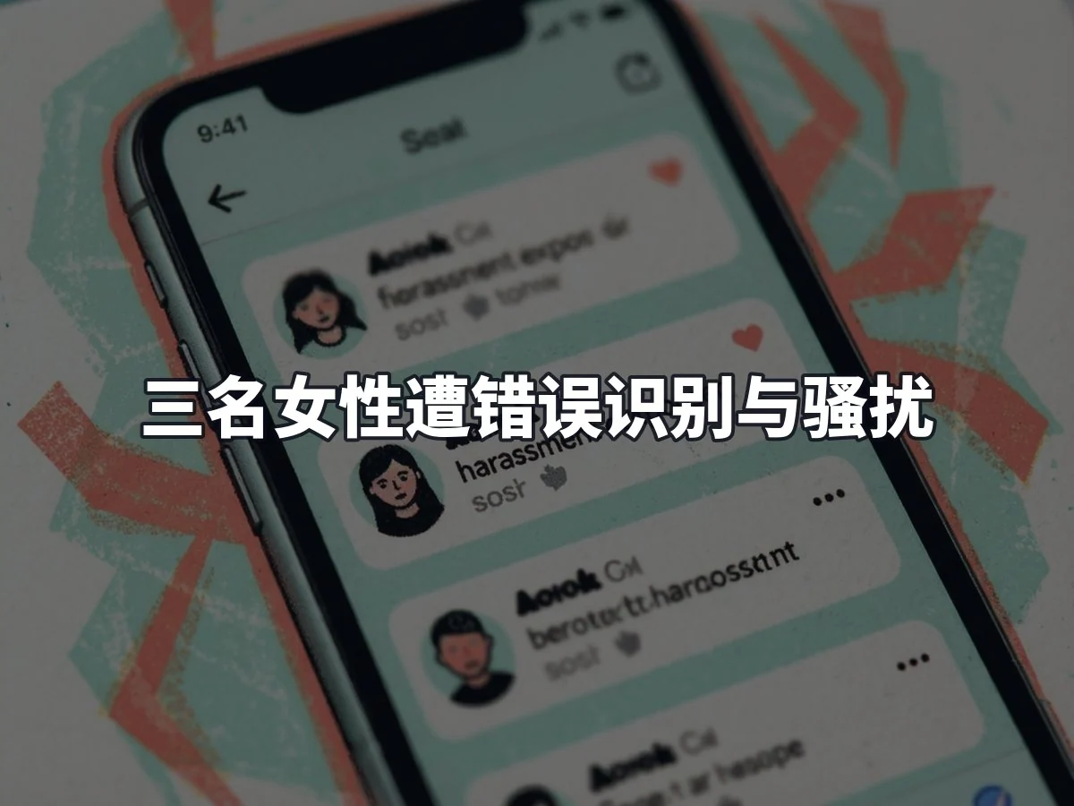 三名女性遭错误识别与骚扰