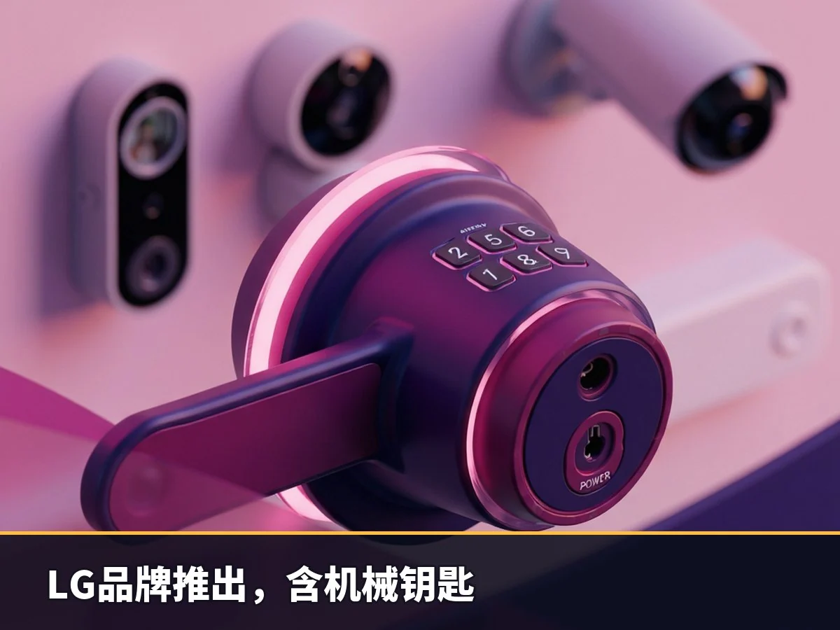 LG品牌推出，含机械钥匙