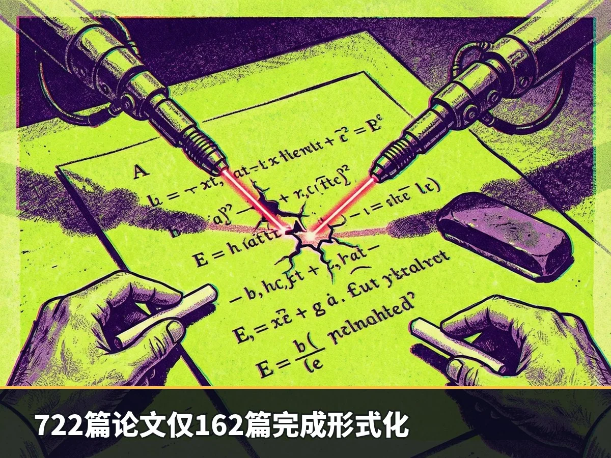 722篇论文仅162篇完成形式化
