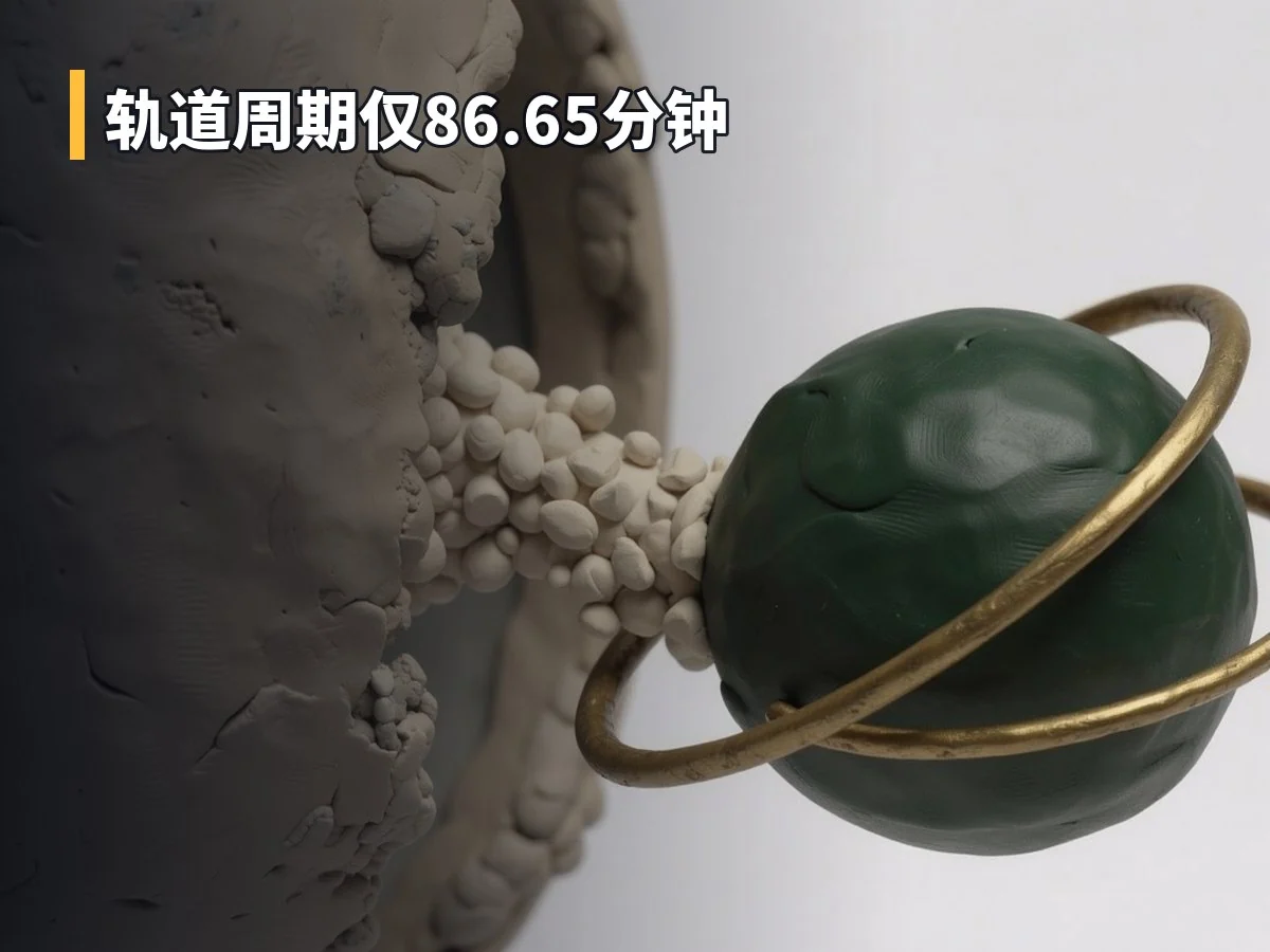 轨道周期仅86.65分钟