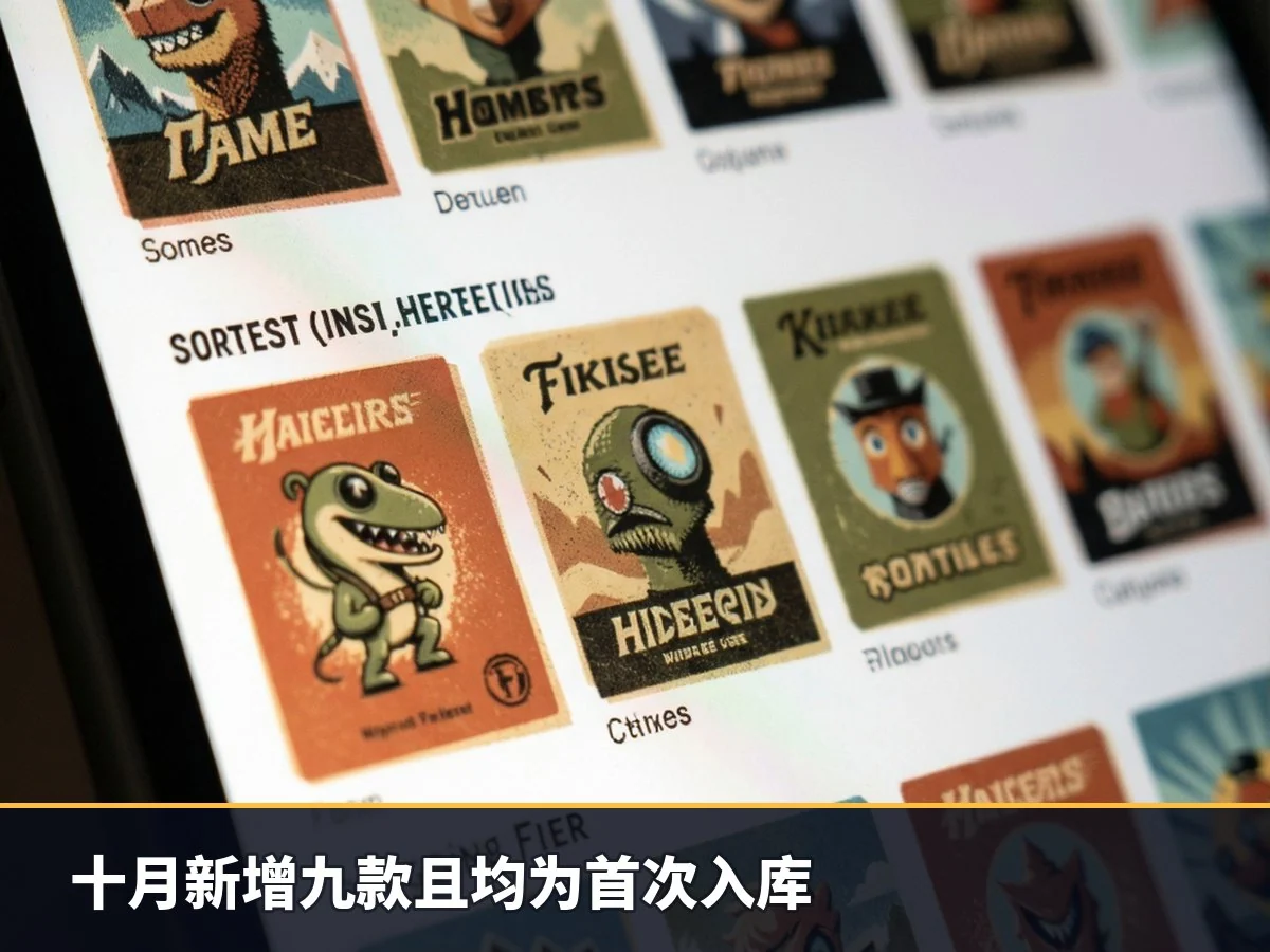 十月新增九款且均为首次入库