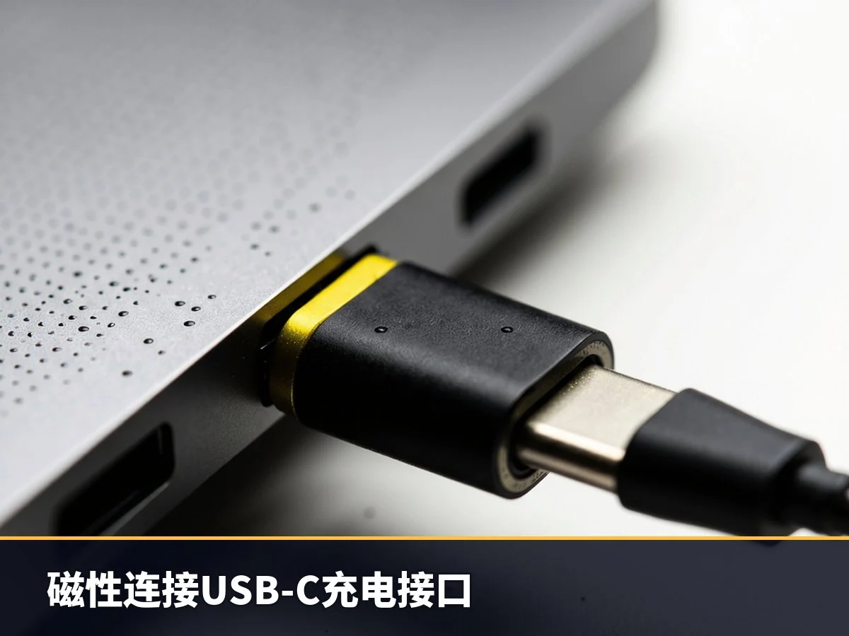 磁性连接USB-C充电接口