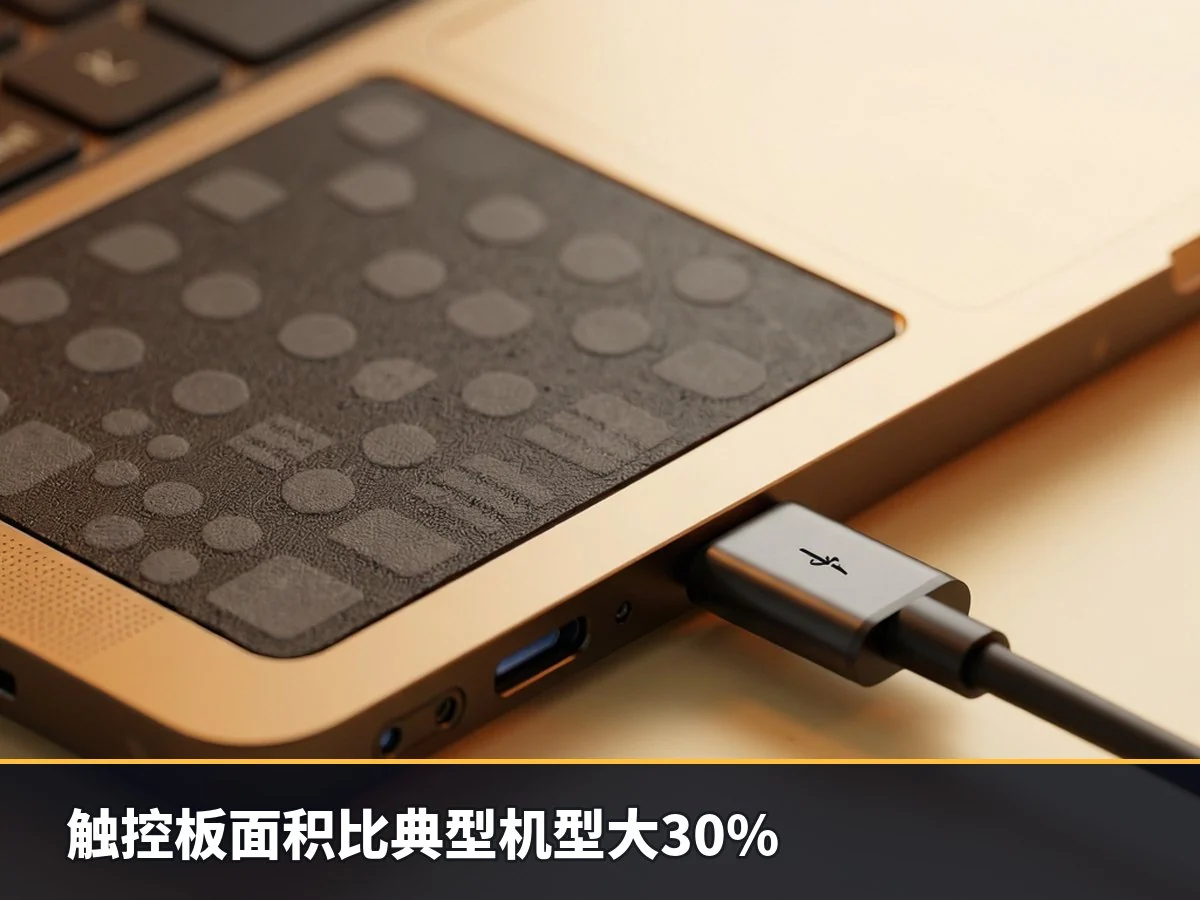 触控板面积比典型机型大30%