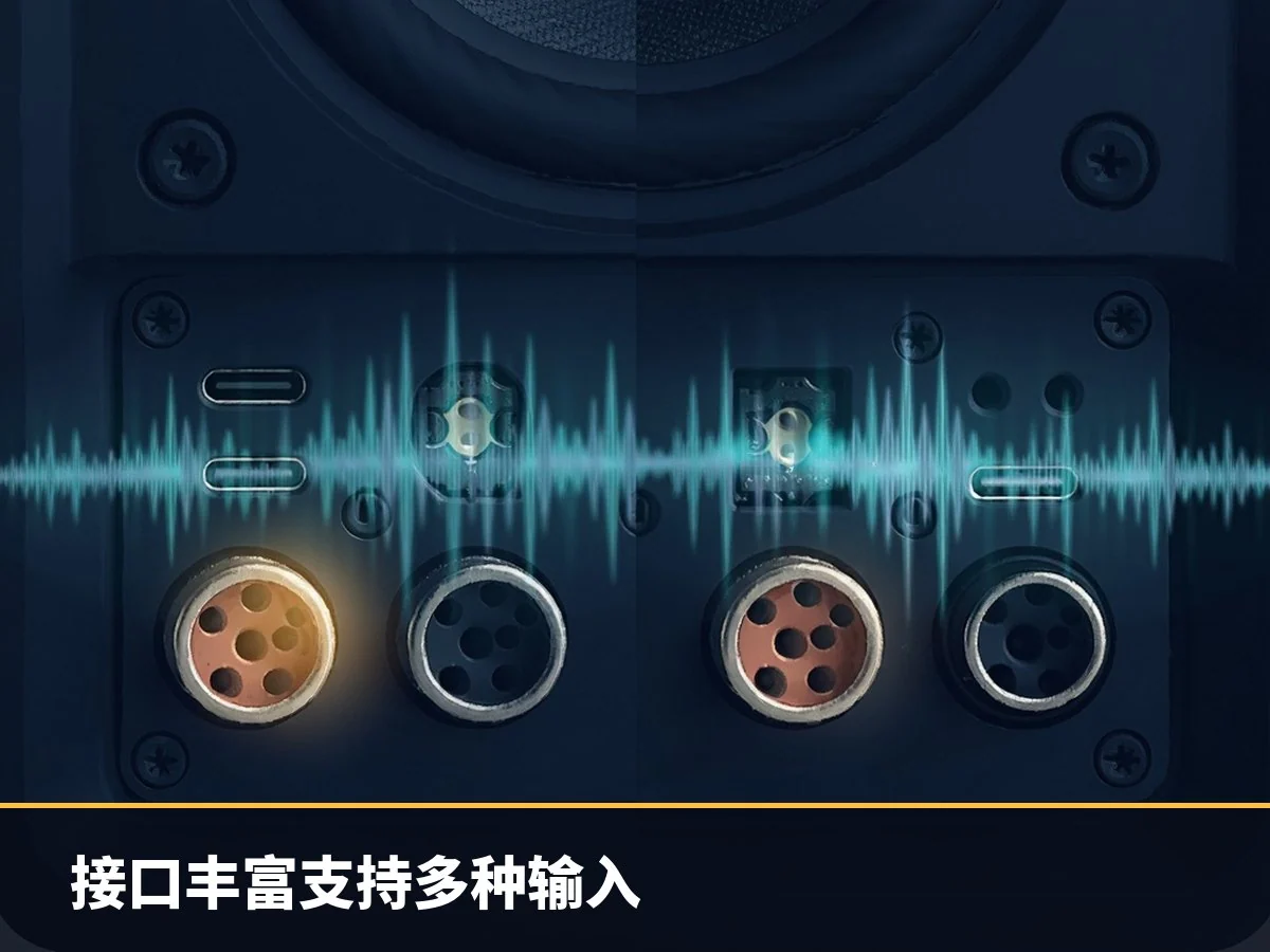 接口丰富支持多种输入