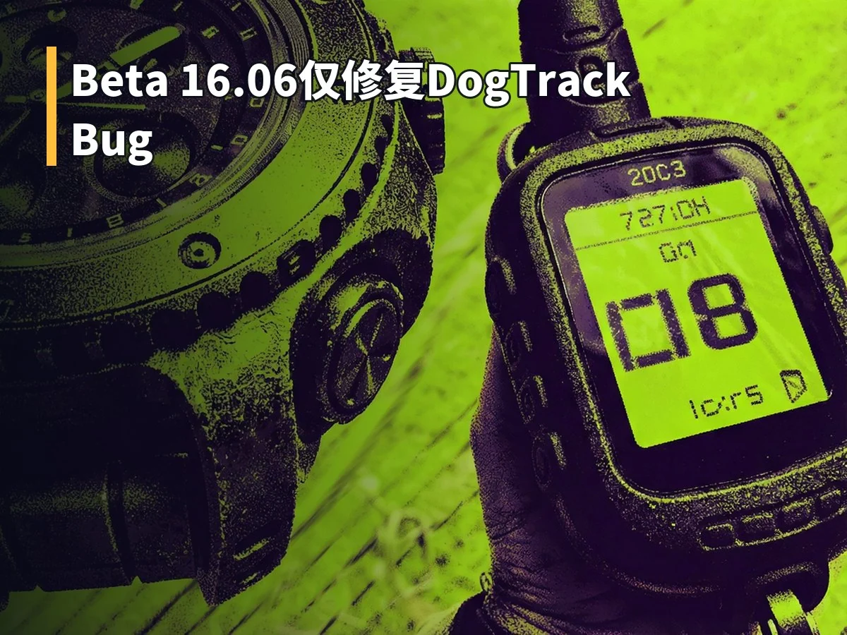 Beta 16.06仅修复DogTrack Bug