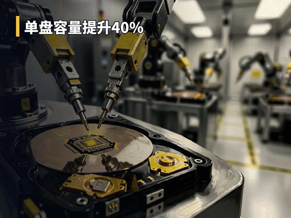 单盘容量提升40%