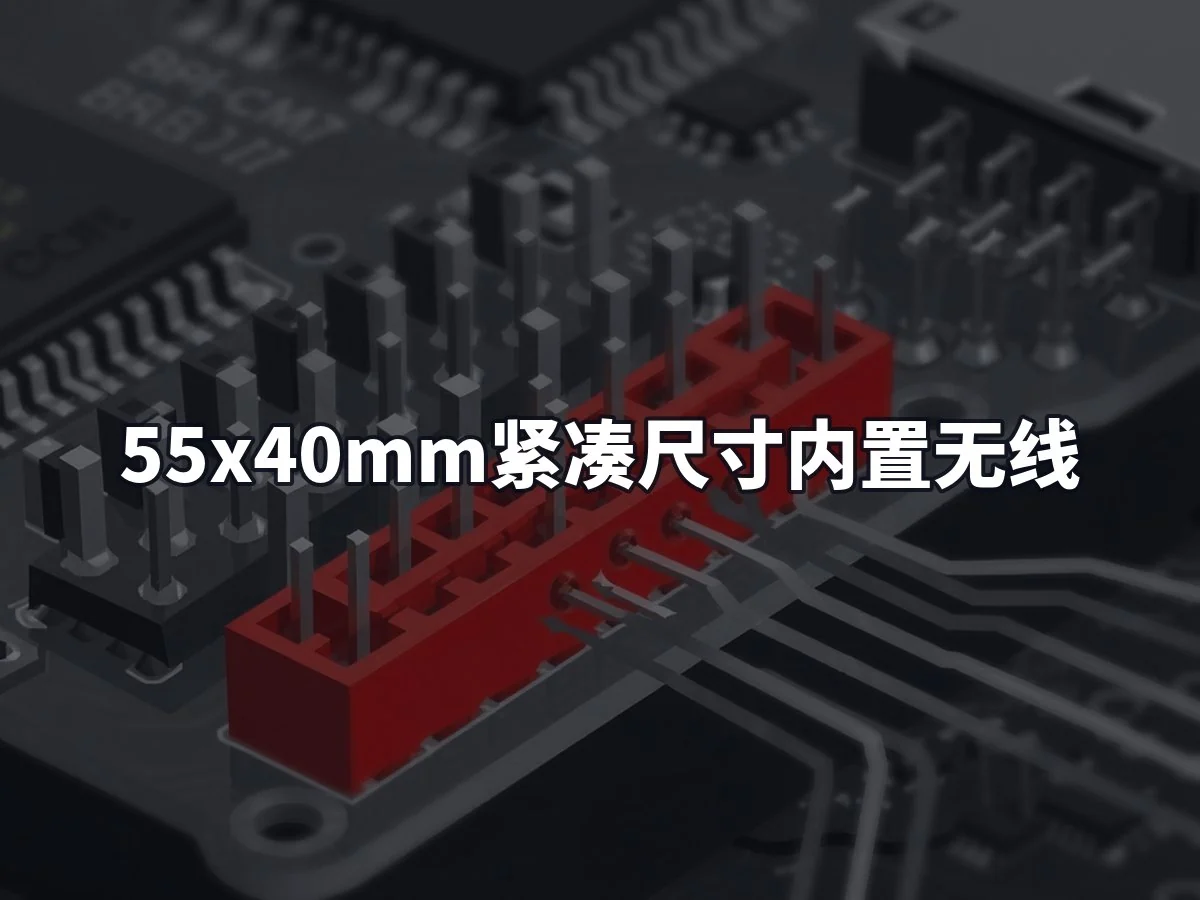 55x40mm紧凑尺寸内置无线
