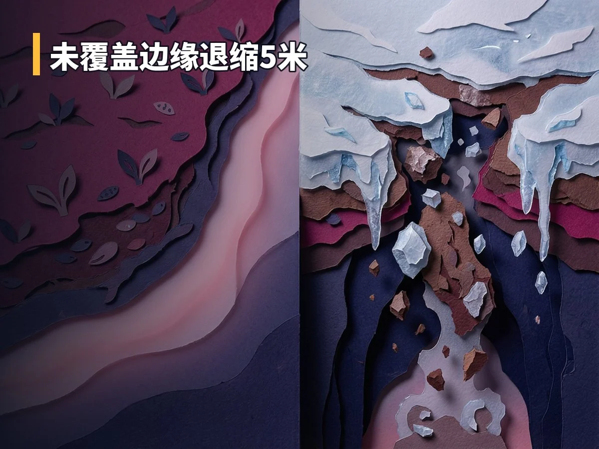 未覆盖边缘退缩5米