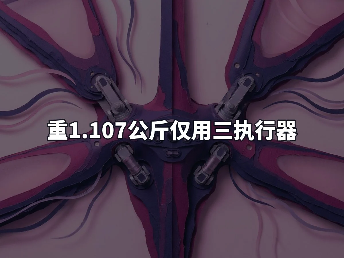 重1.107公斤仅用三执行器