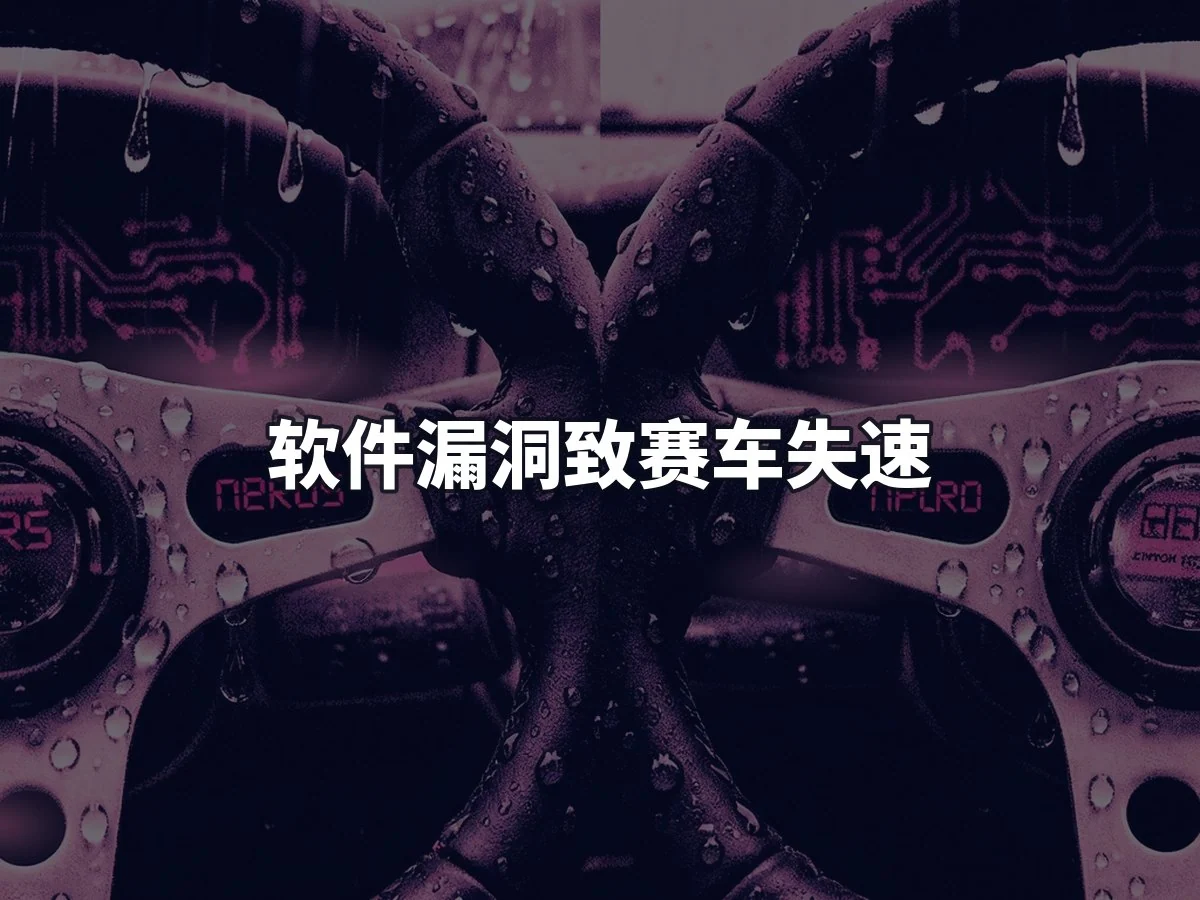 软件漏洞致赛车失速