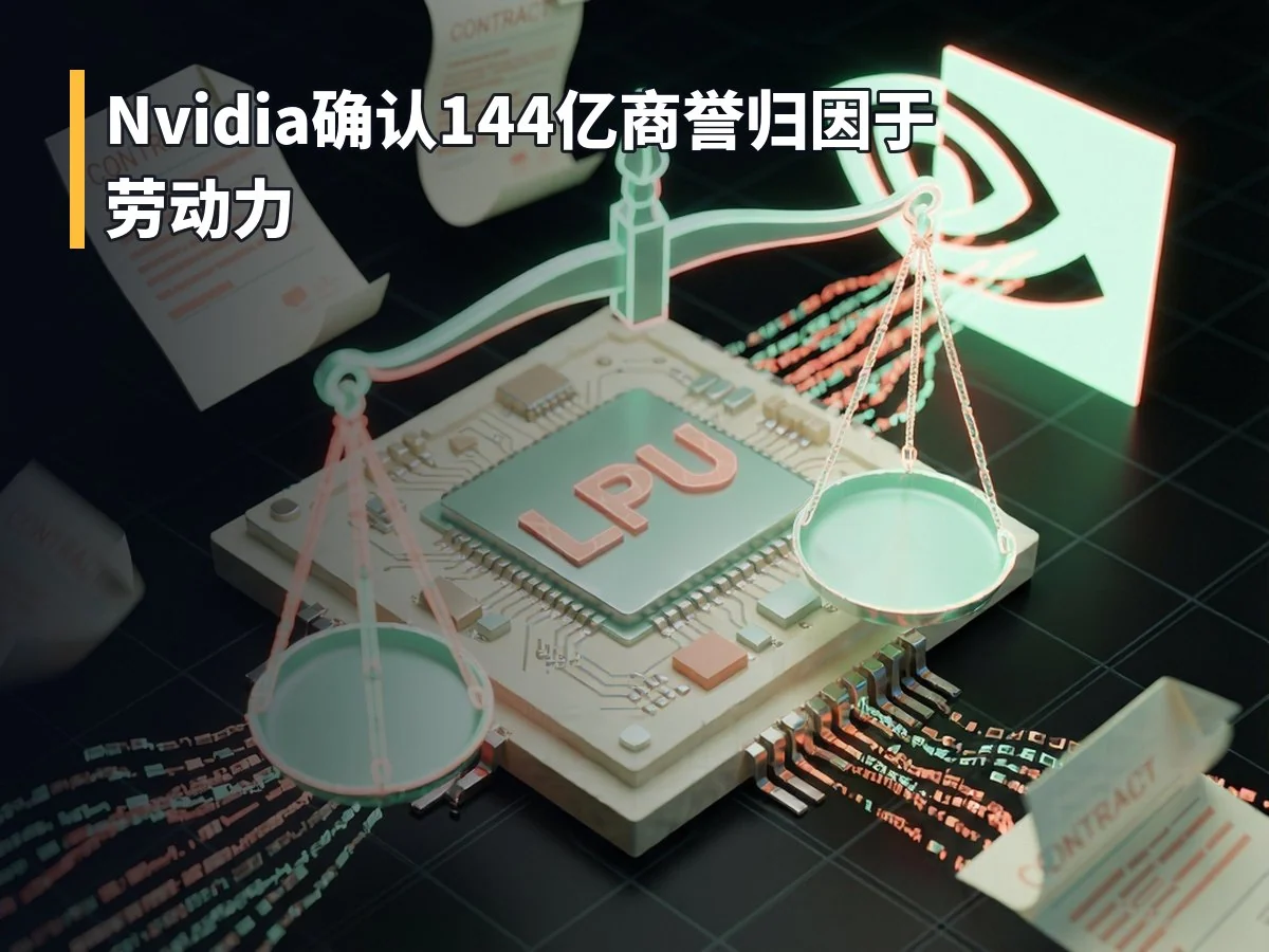 Nvidia确认144亿商誉归因于劳动力