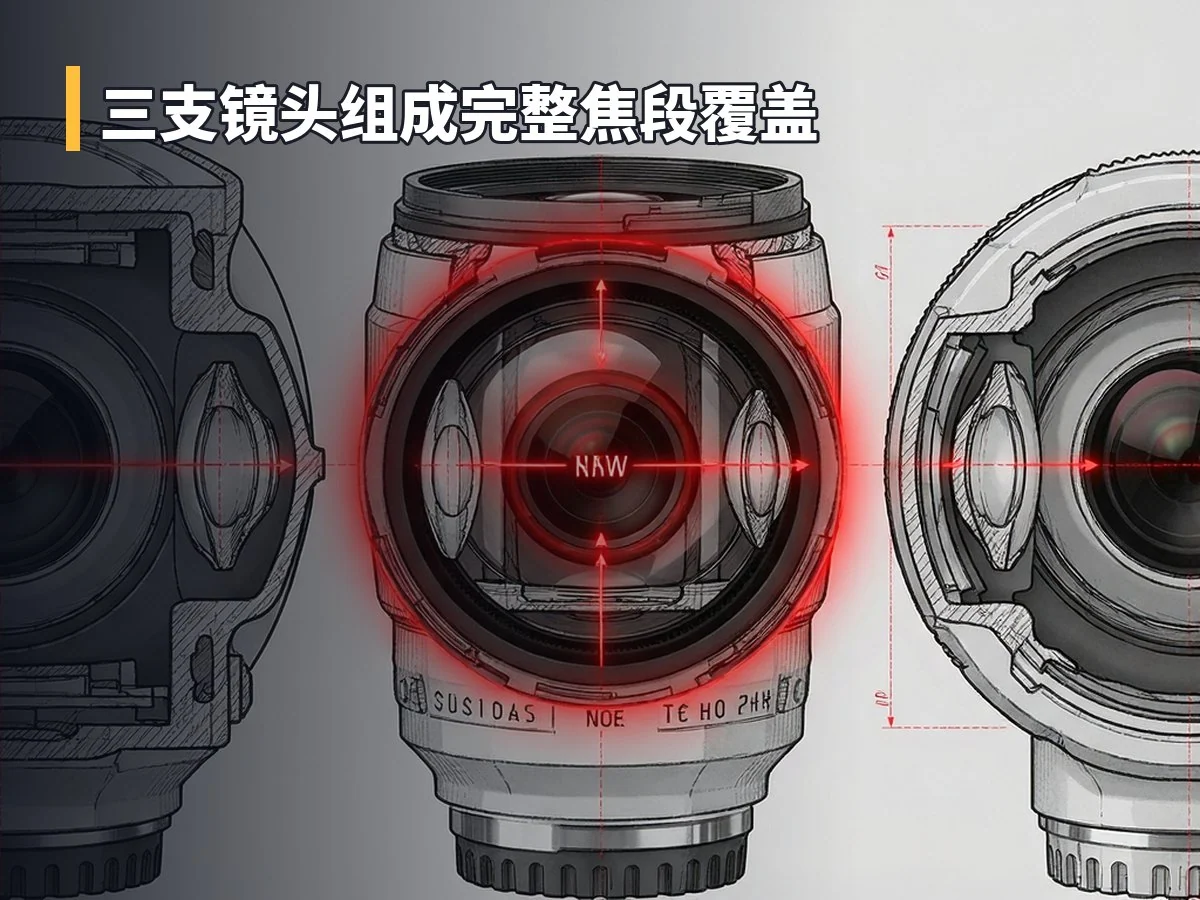 三支镜头组成完整焦段覆盖