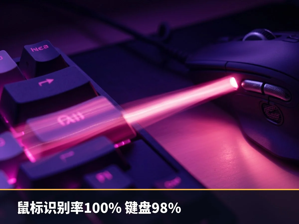 鼠标识别率100% 键盘98%