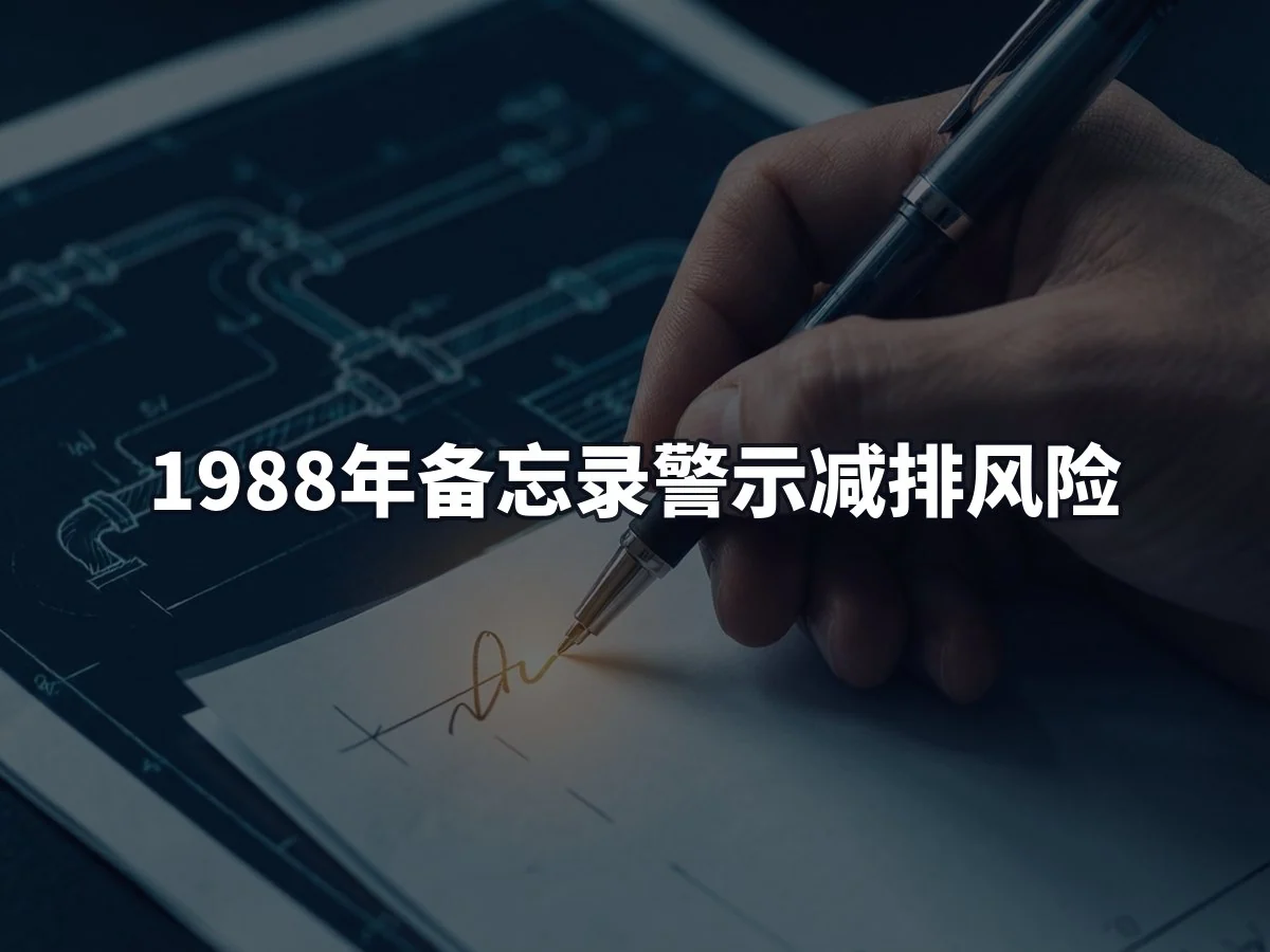 1988年备忘录警示减排风险
