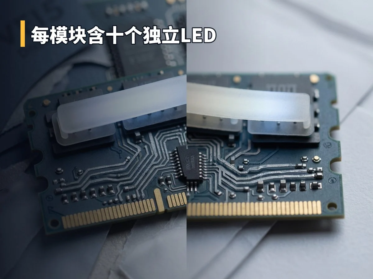 每模块含十个独立LED