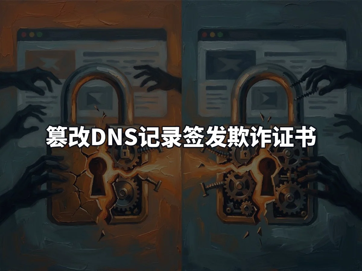 篡改DNS记录签发欺诈证书