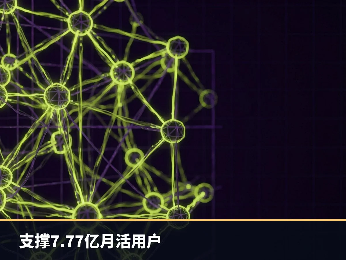 支撑7.77亿月活用户