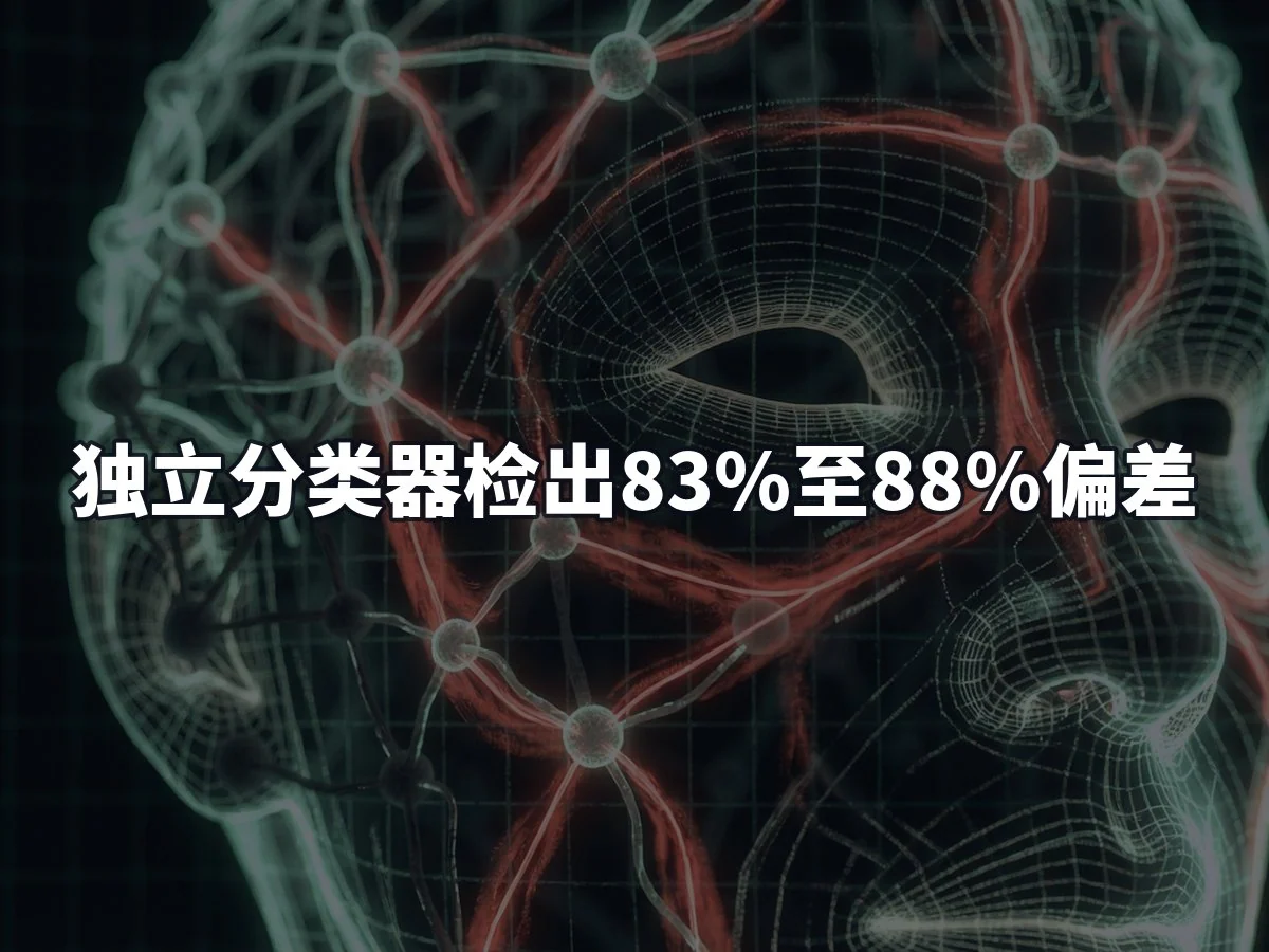 独立分类器检出83%至88%偏差