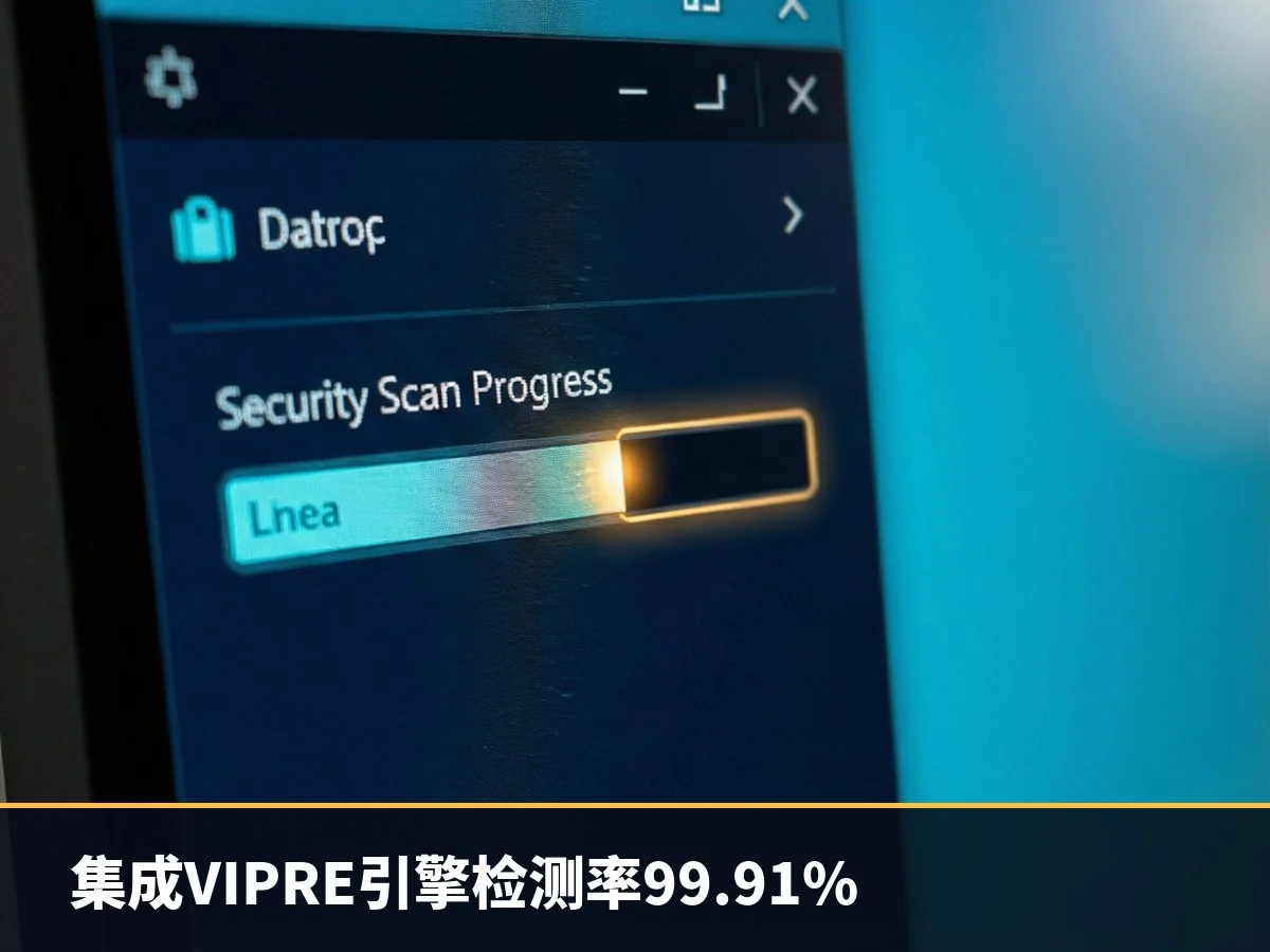 集成VIPRE引擎检测率99.91%
