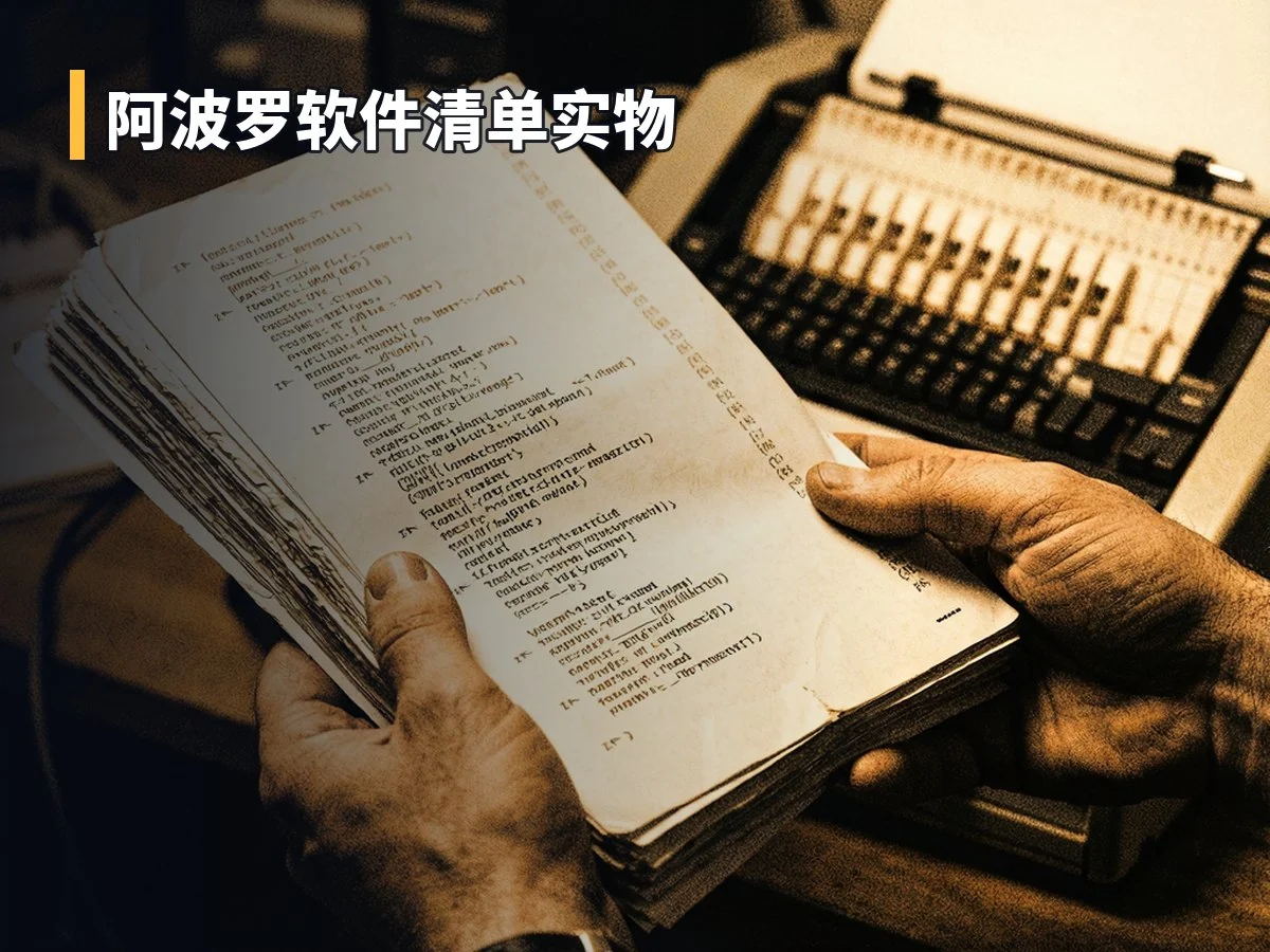 阿波罗软件清单实物