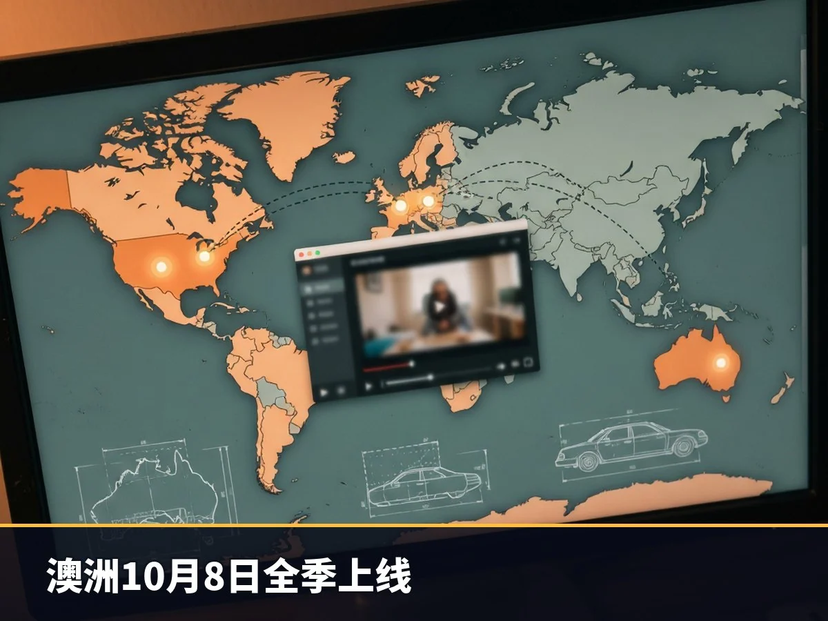 澳洲10月8日全季上线