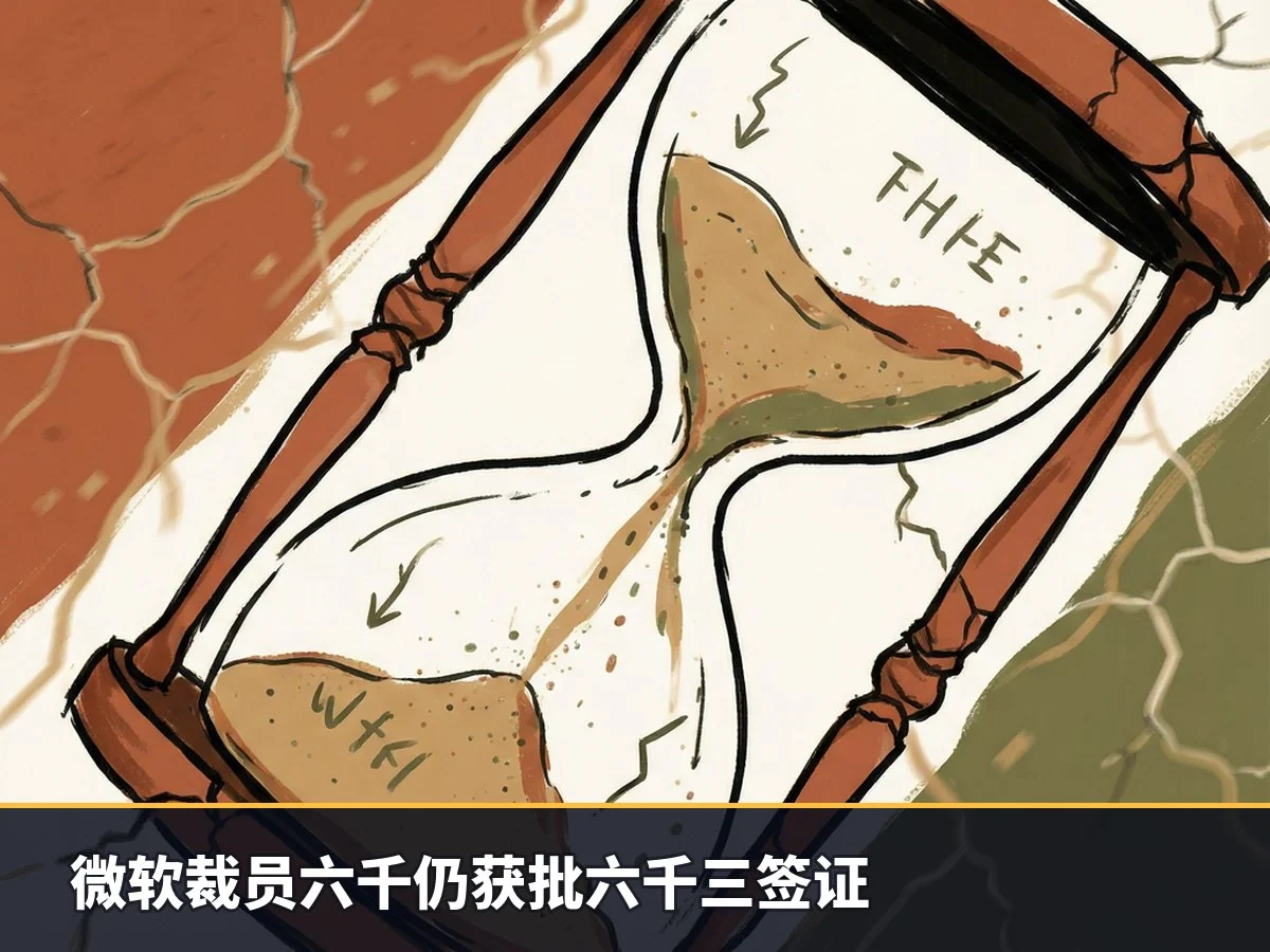 微软裁员六千仍获批六千三签证