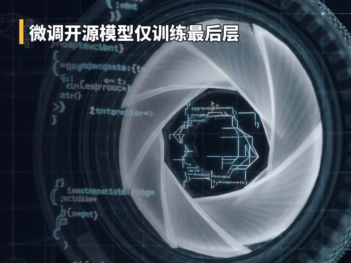 微调开源模型仅训练最后层