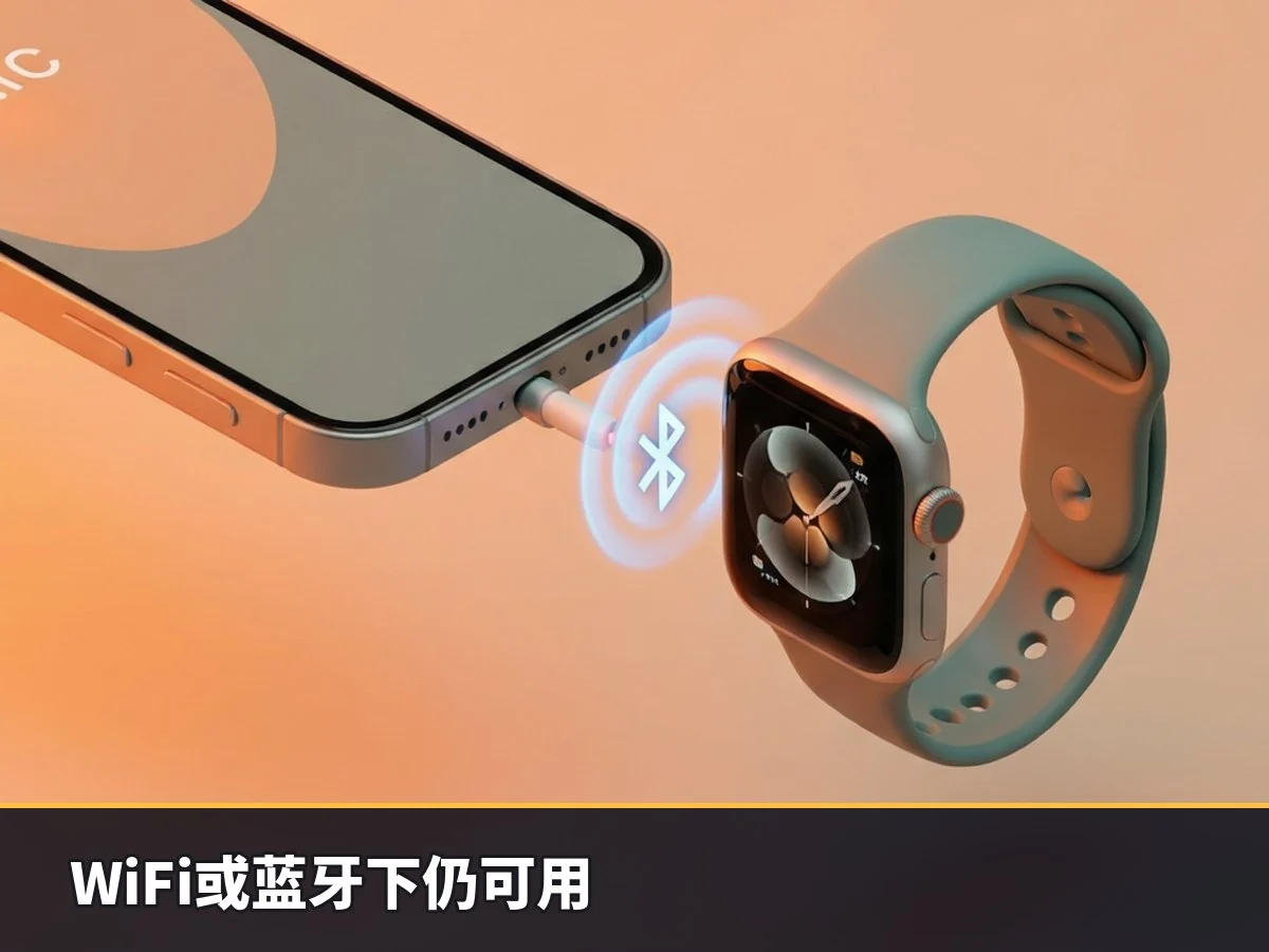 WiFi或蓝牙下仍可用