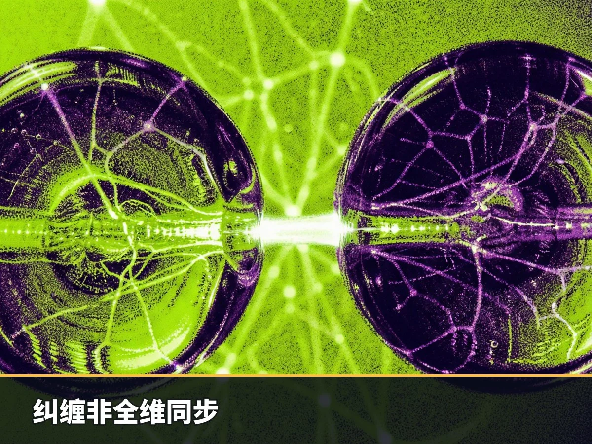 纠缠非全维同步