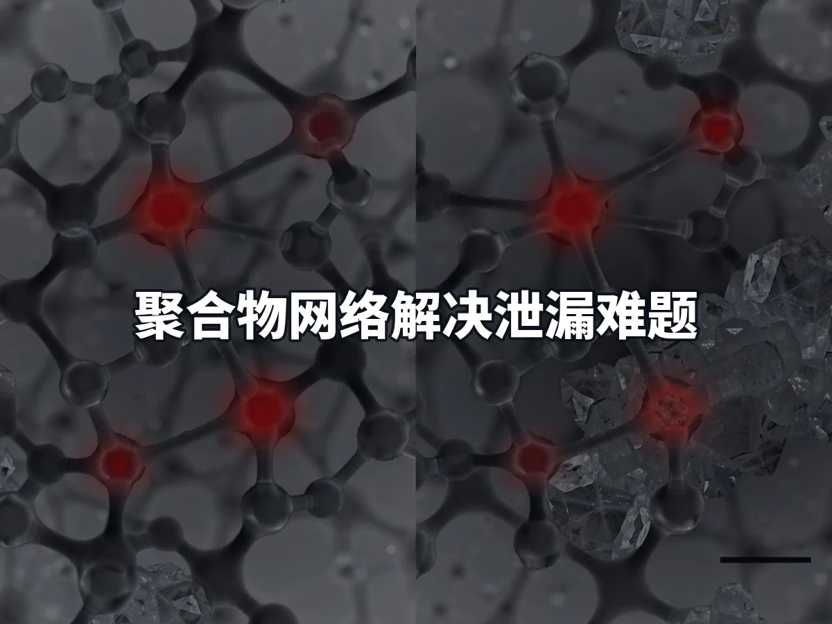 聚合物网络解决泄漏难题