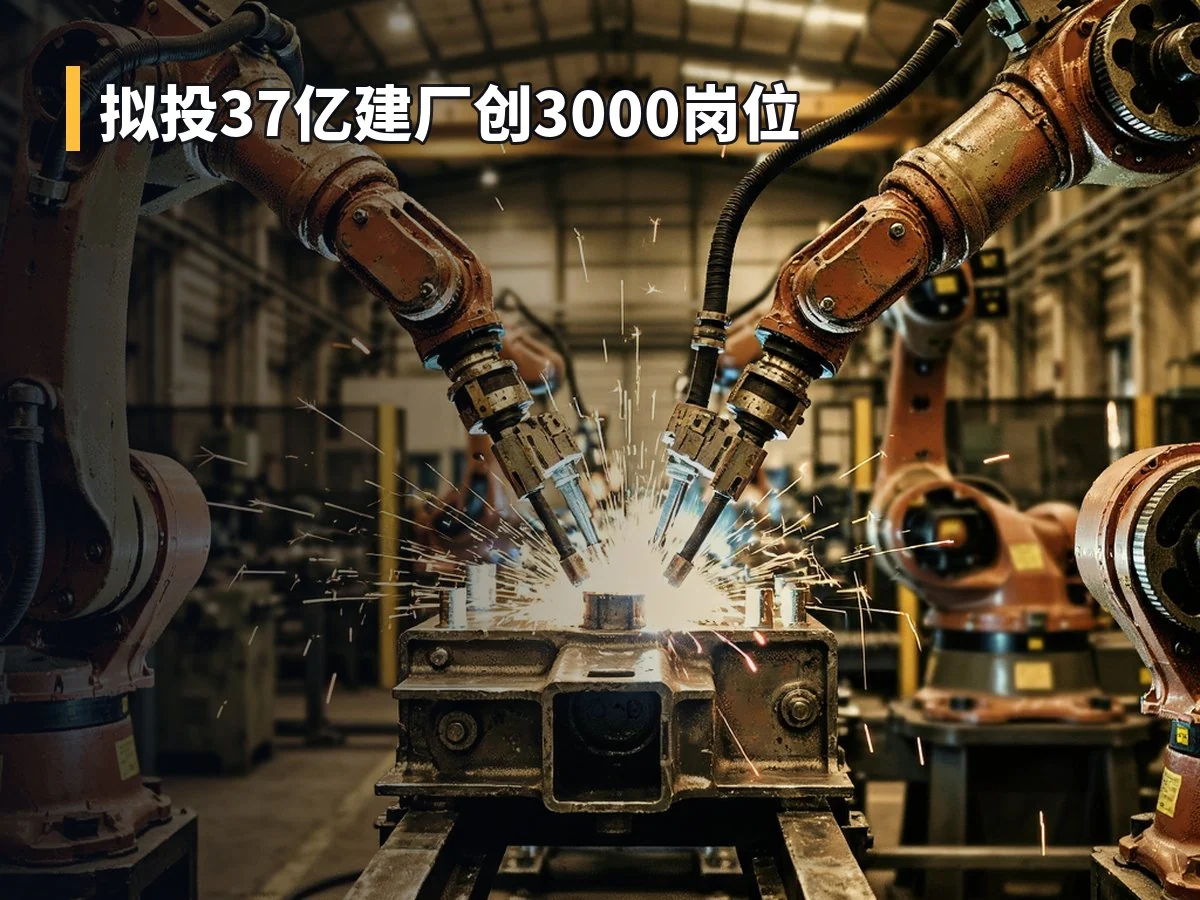 拟投37亿建厂创3000岗位