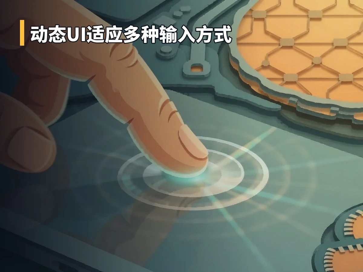 动态UI适应多种输入方式
