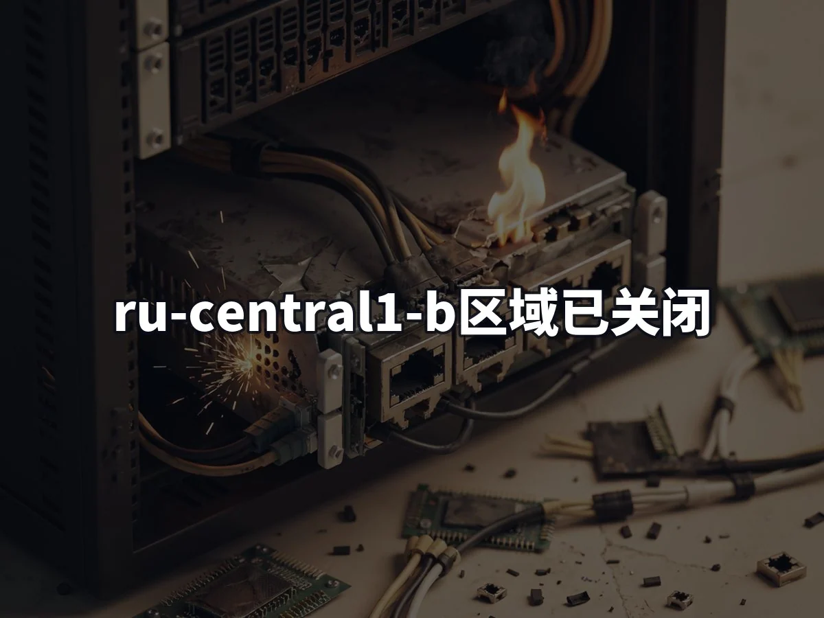 ru-central1-b区域已关闭
