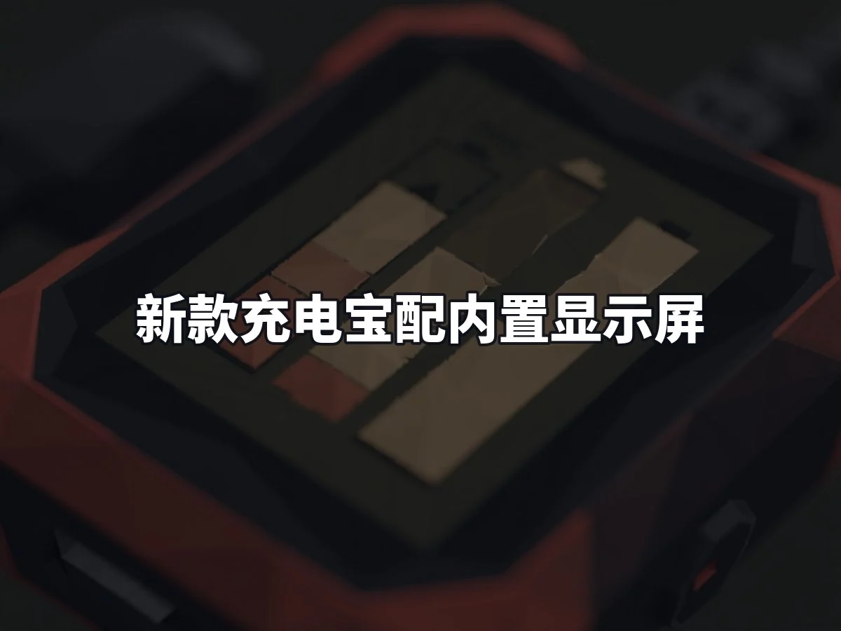 新款充电宝配内置显示屏