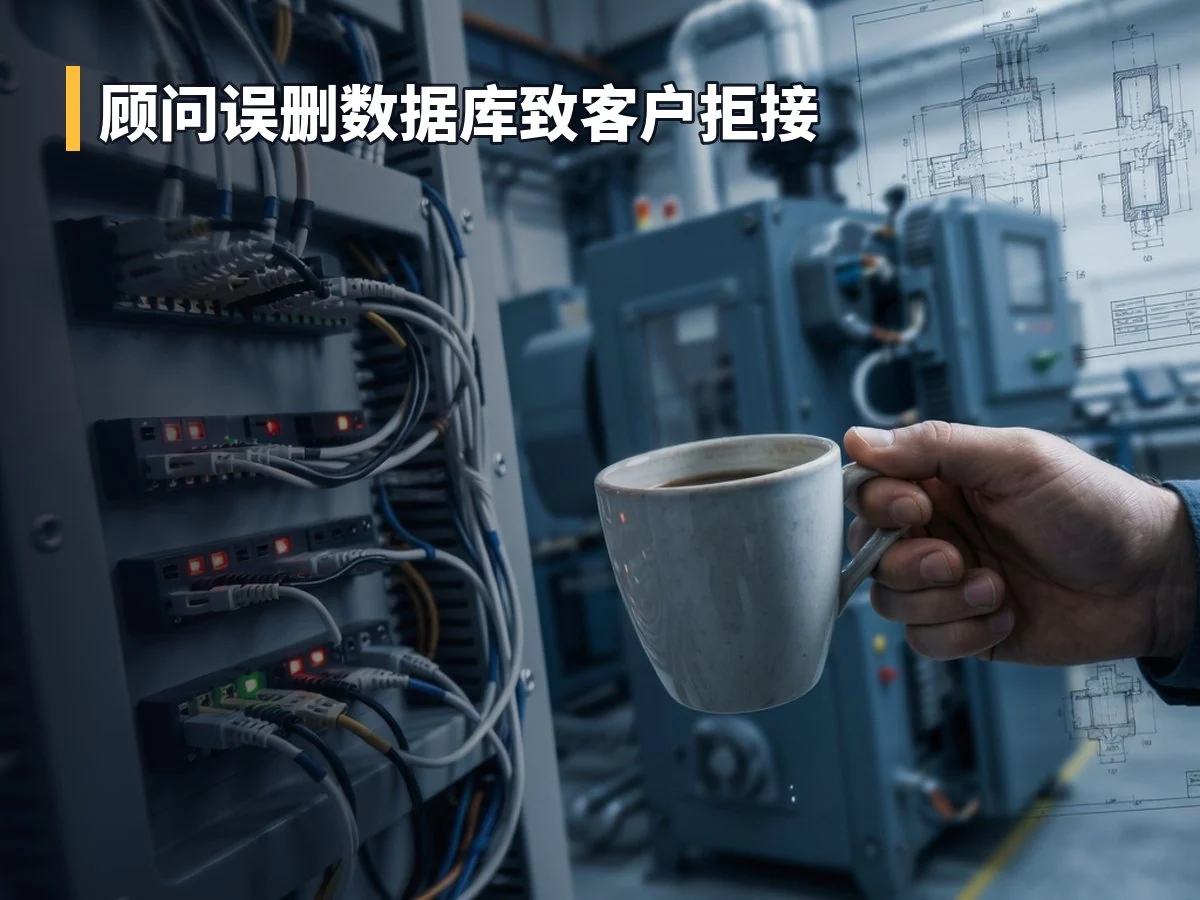 顾问误删数据库致客户拒接