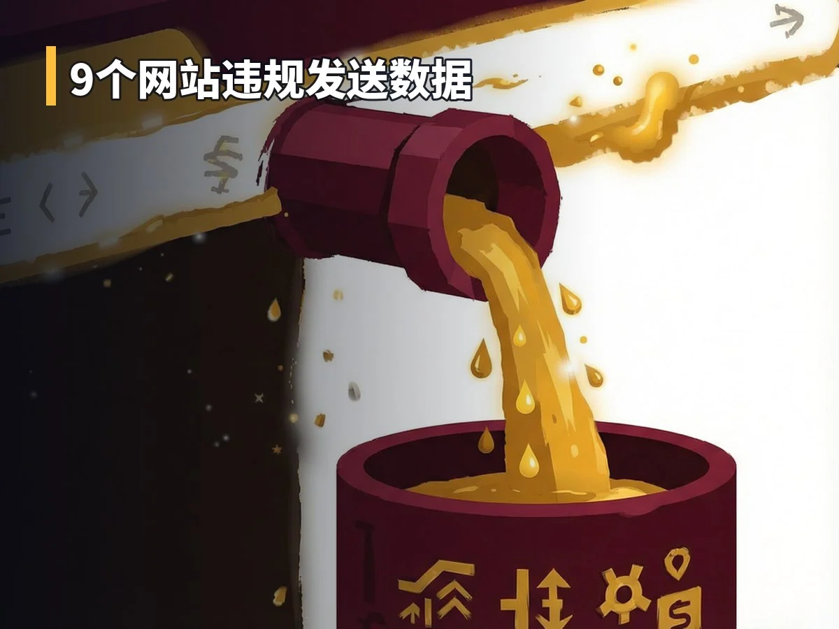 9个网站违规发送数据