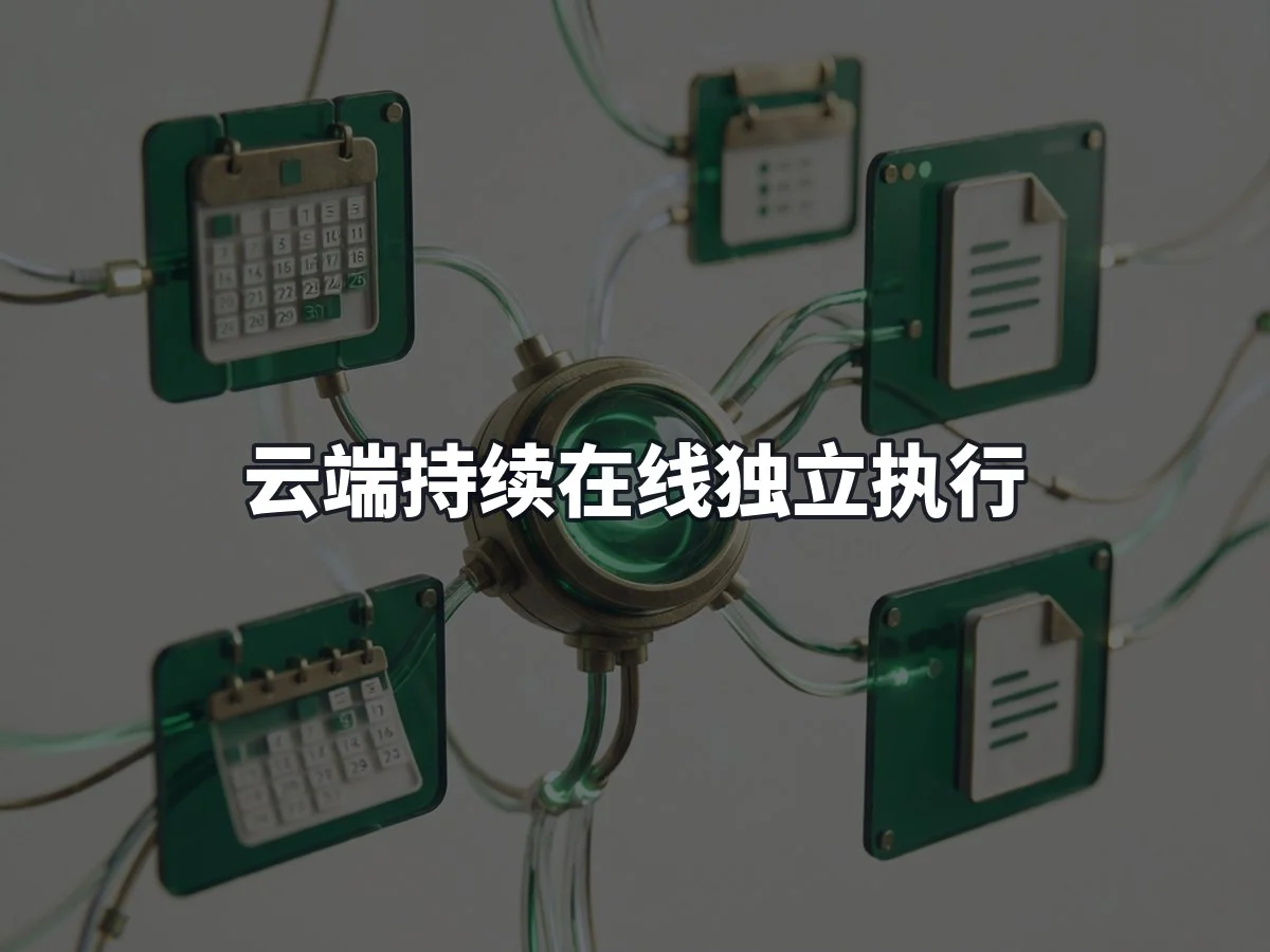 云端持续在线独立执行