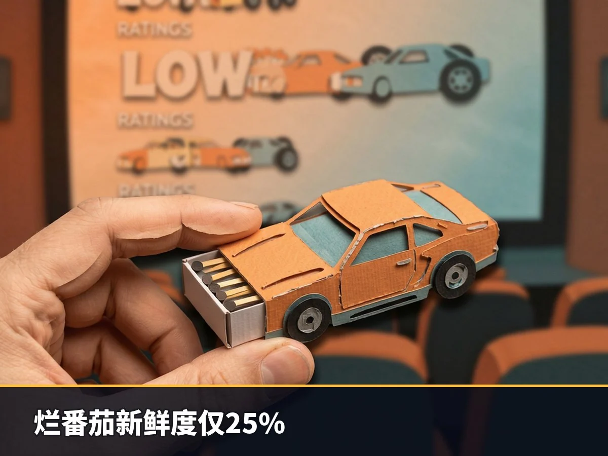 烂番茄新鲜度仅25%