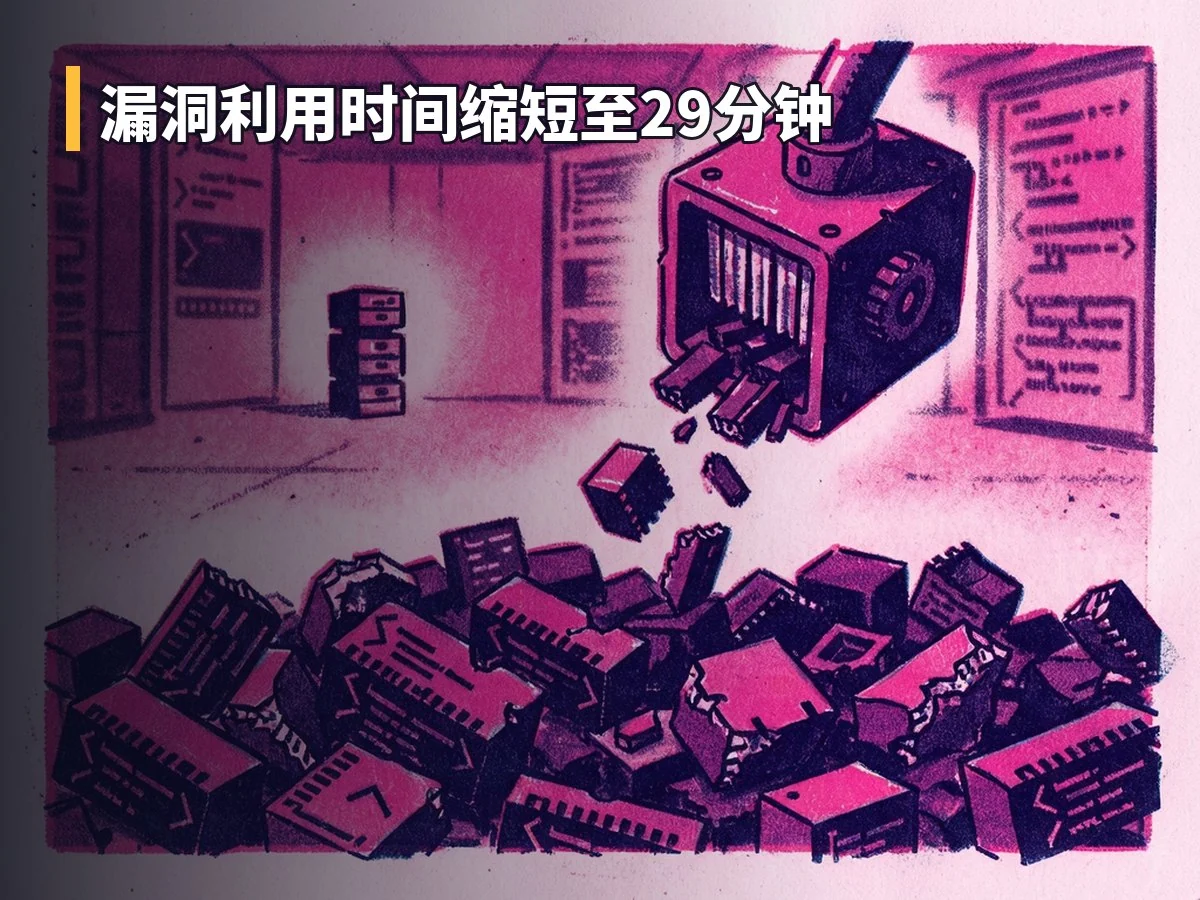 漏洞利用时间缩短至29分钟