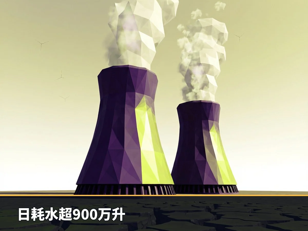 日耗水超900万升