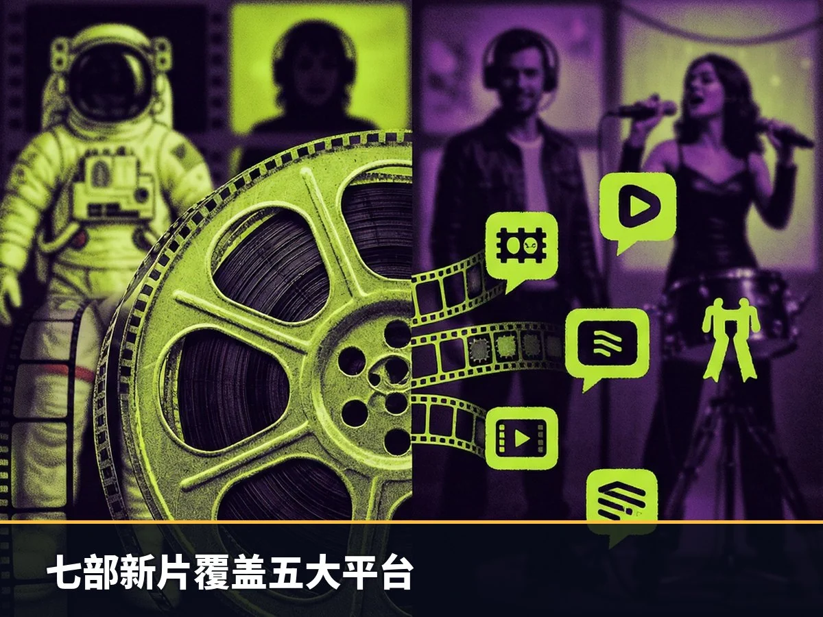 七部新片覆盖五大平台