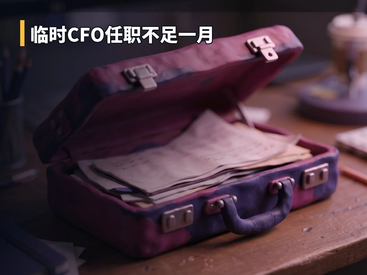 临时CFO任职不足一月