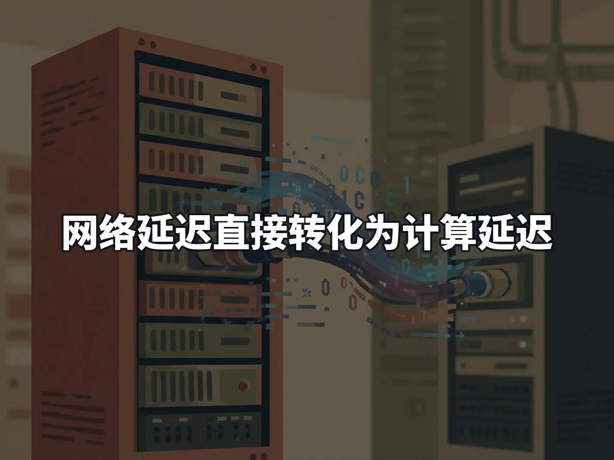 网络延迟直接转化为计算延迟