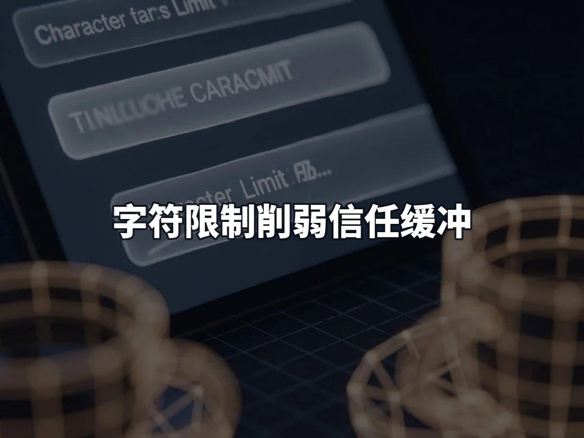 字符限制削弱信任缓冲