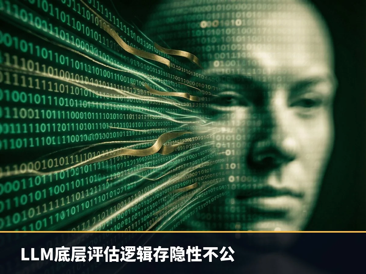 LLM底层评估逻辑存隐性不公