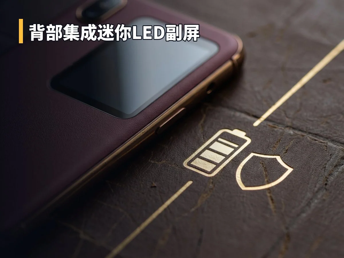 背部集成迷你LED副屏